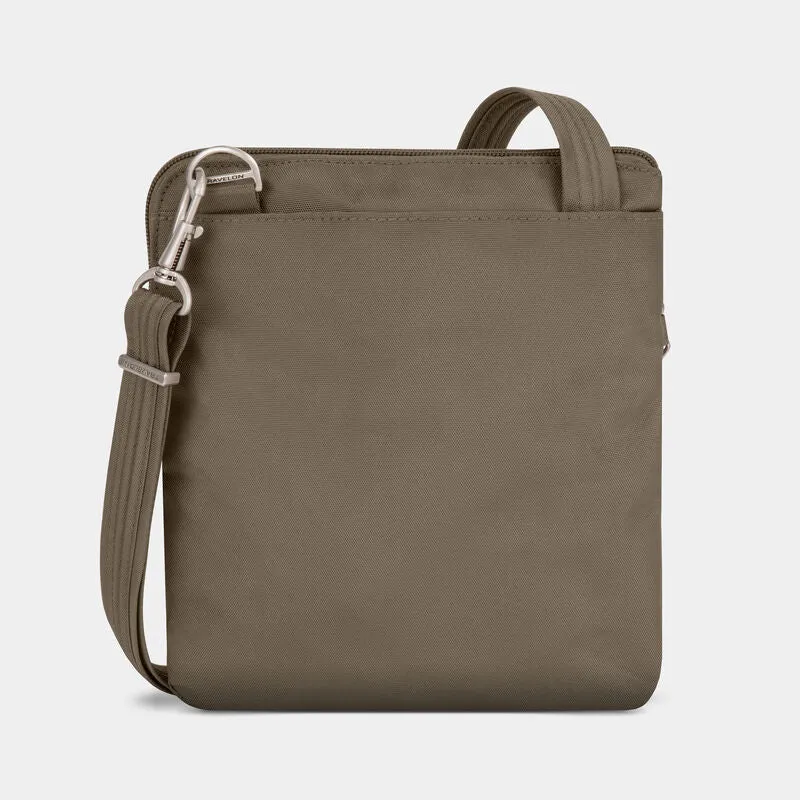 Travelon Anti-Theft Classic Slim Crossbody - Nutmeg