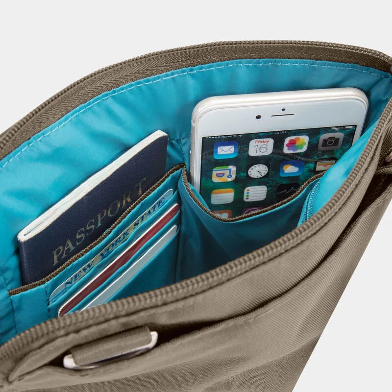 Travelon Anti-Theft Classic Slim Crossbody - Nutmeg