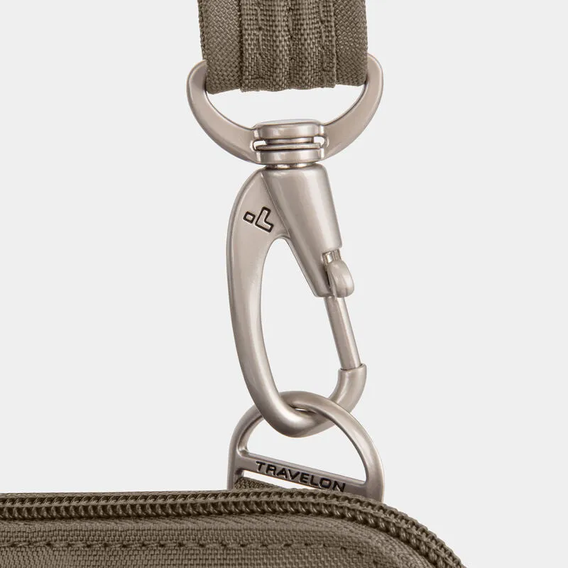 Travelon Anti-Theft Classic Slim Crossbody - Nutmeg
