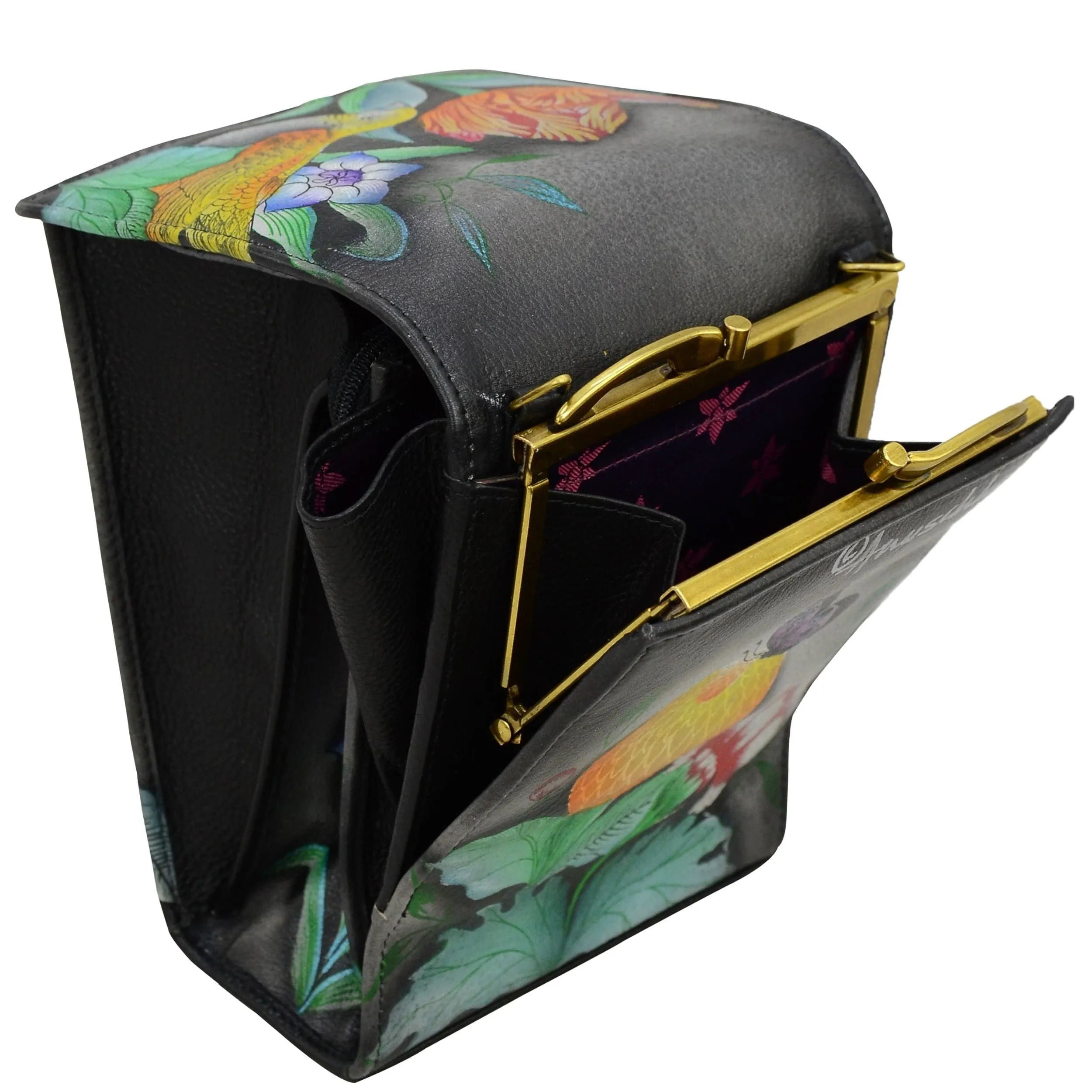 Triple Compartment Crossbody Organizer - 412