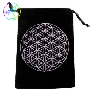 Velvet Bag - Flower of Life