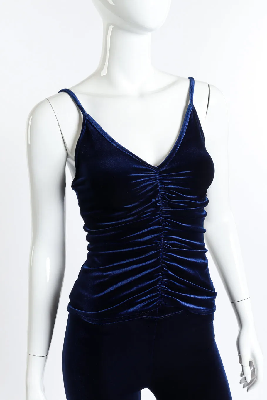 Velvet Cape Top, Tank & Pant Set