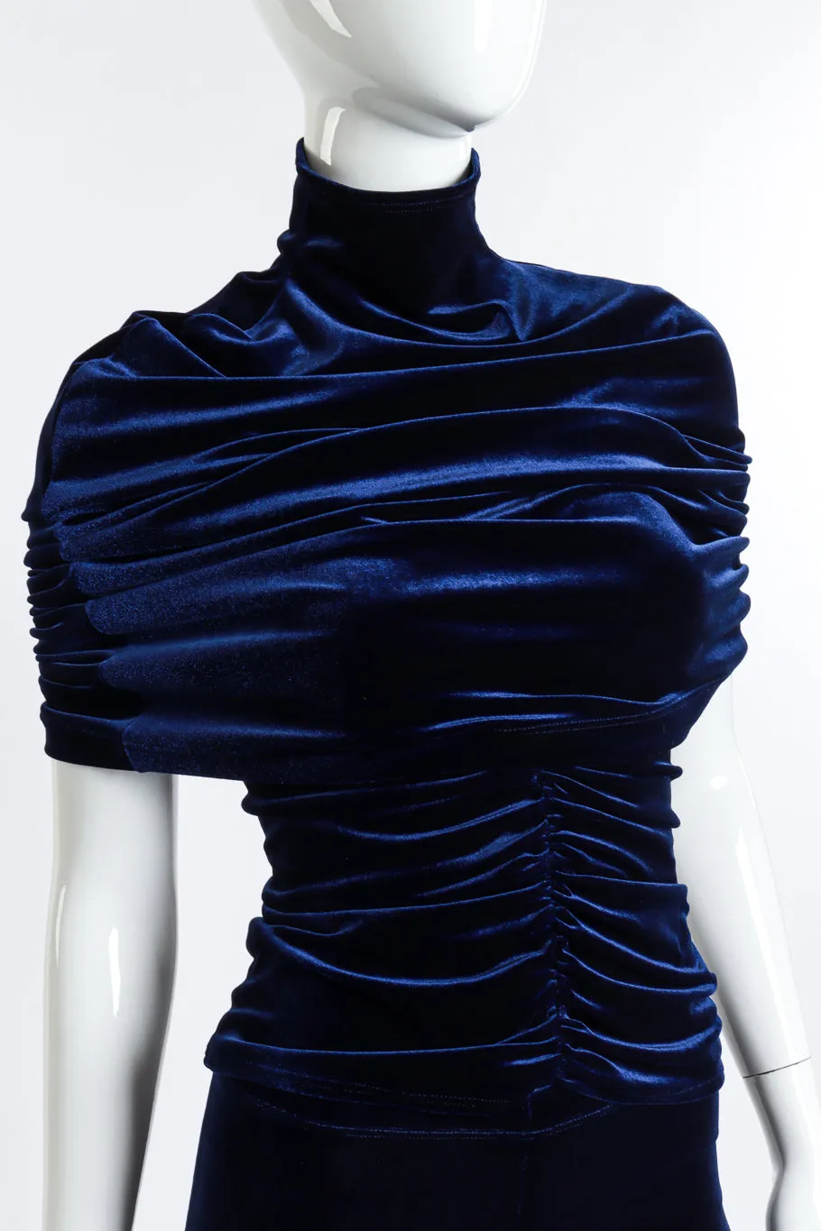 Velvet Cape Top, Tank & Pant Set