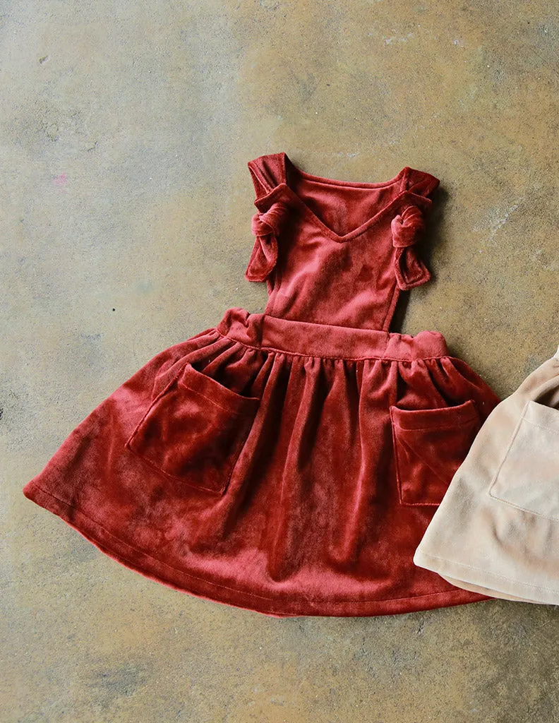 Velvet Dress Red