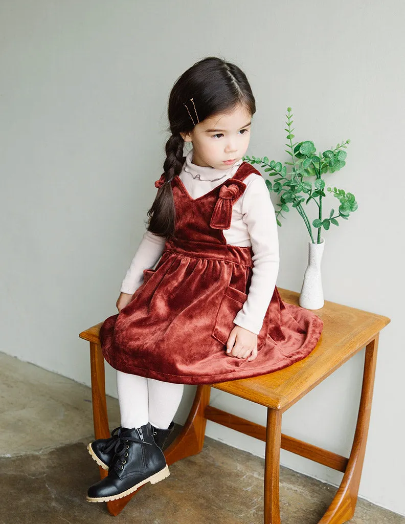 Velvet Dress Red
