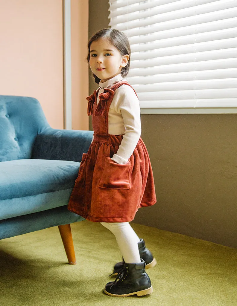 Velvet Dress Red