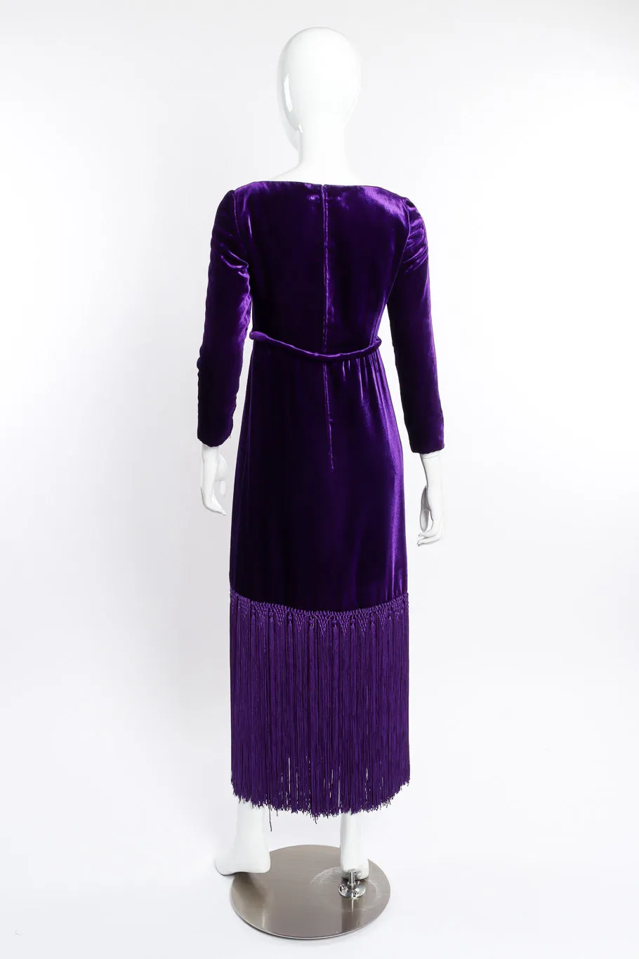 Velvet Fringe Dress