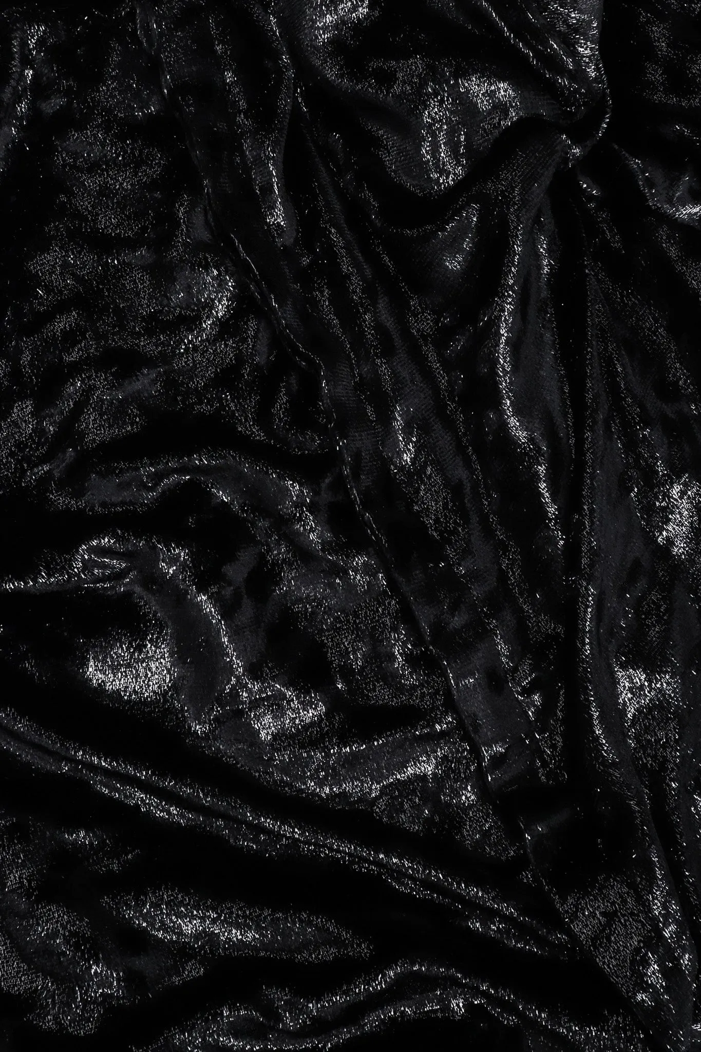 Velvet Lamé Blouson Dress