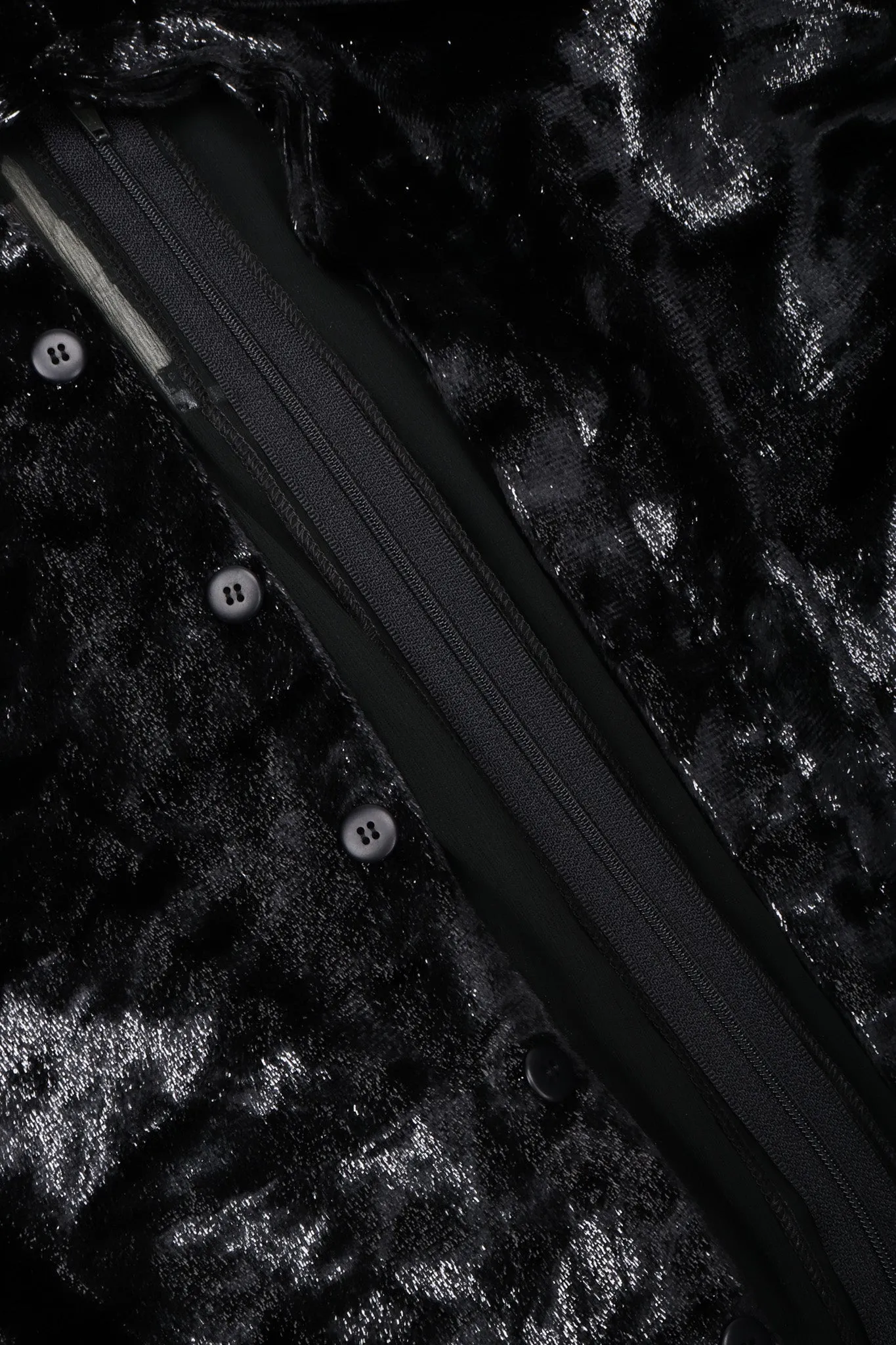 Velvet Lamé Blouson Dress