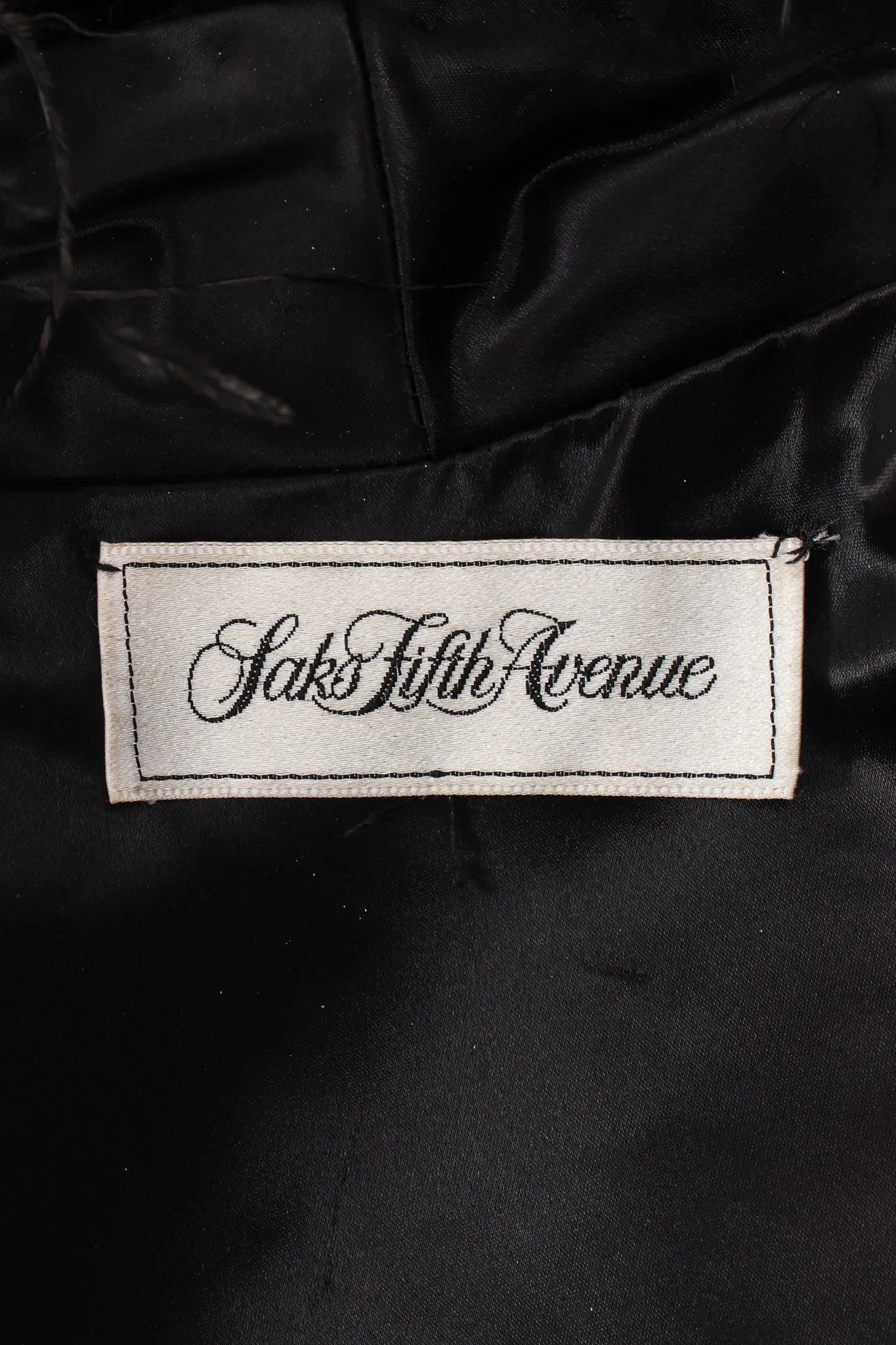 Velvet Ostrich Feather Trim Coat