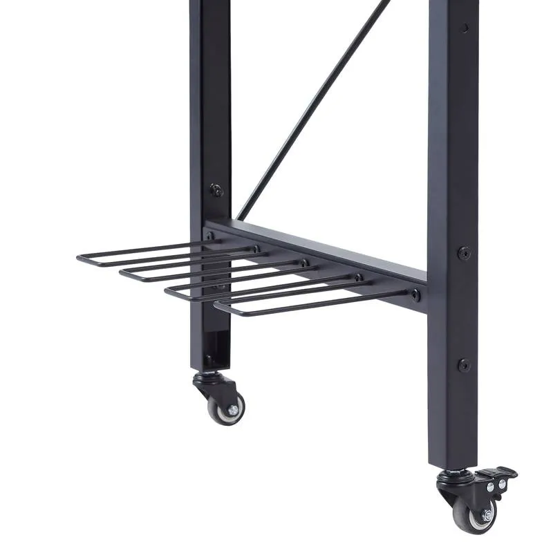 Versatile Rolling Workbench with Pegboard and Outlets