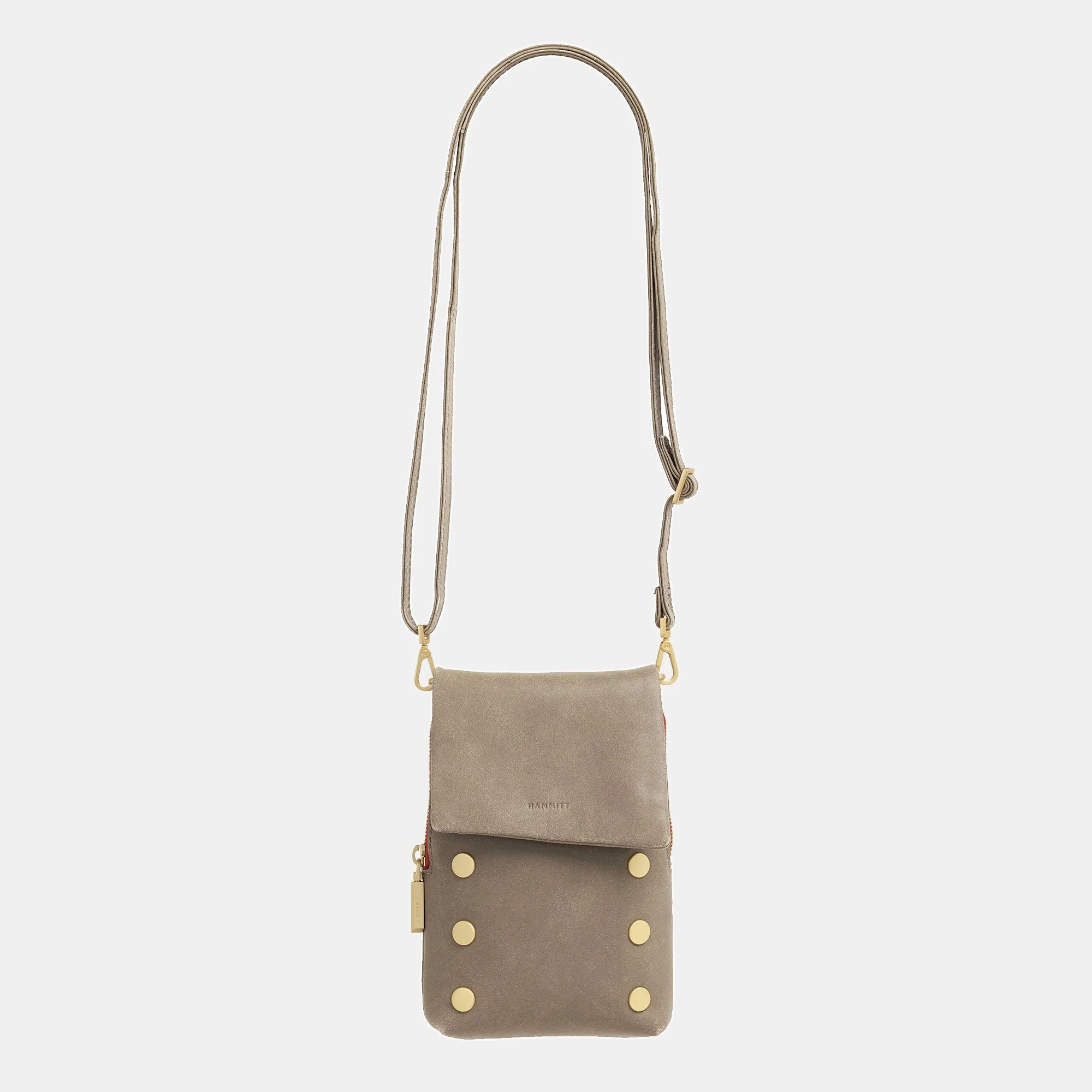 VIP Mobile | Pewter/Brushed Gold Red Zip