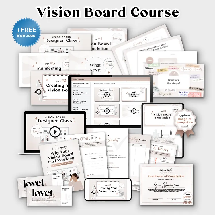 Vision Board Course (Digital)