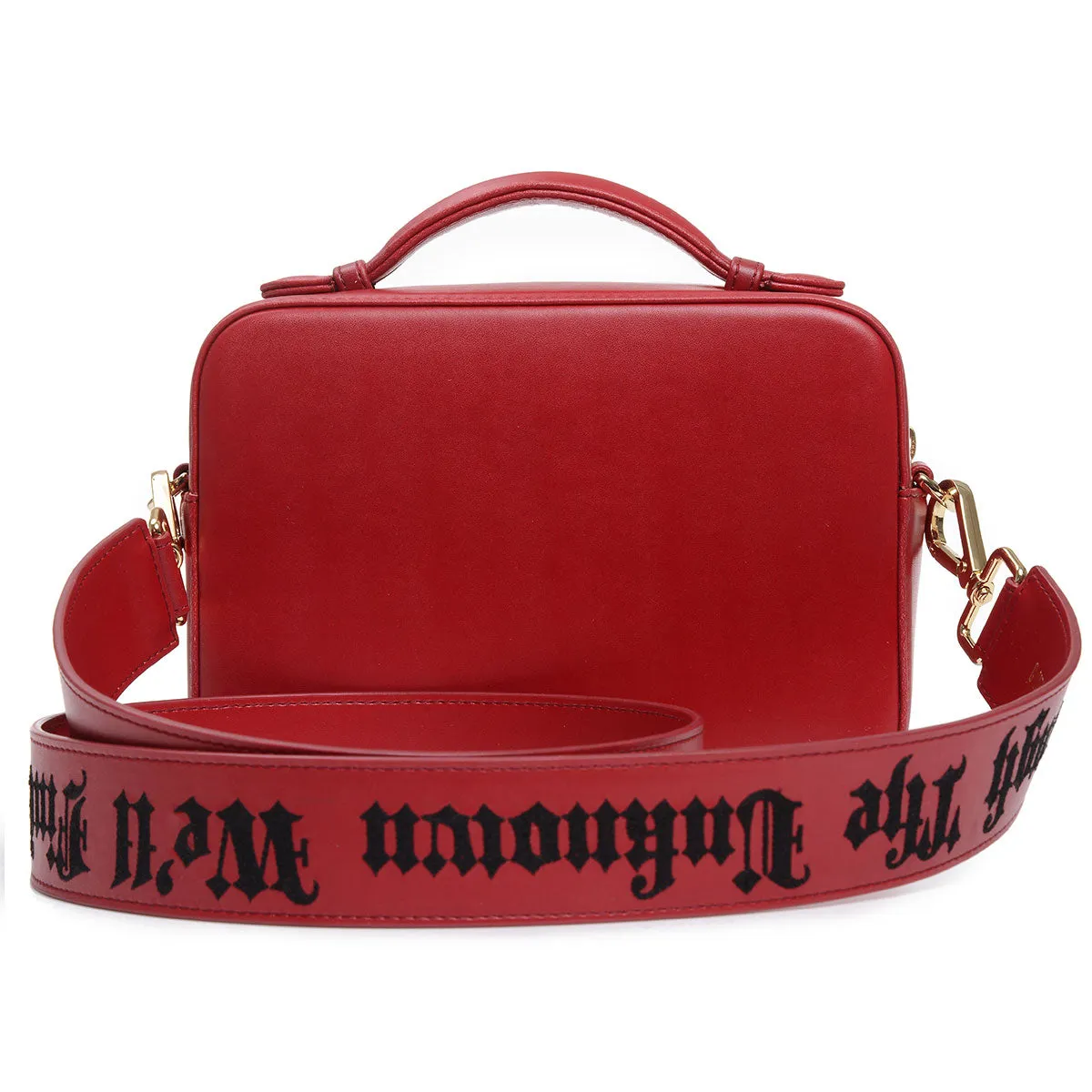 WOLF EMBROIDERED CROSSBODY BAG