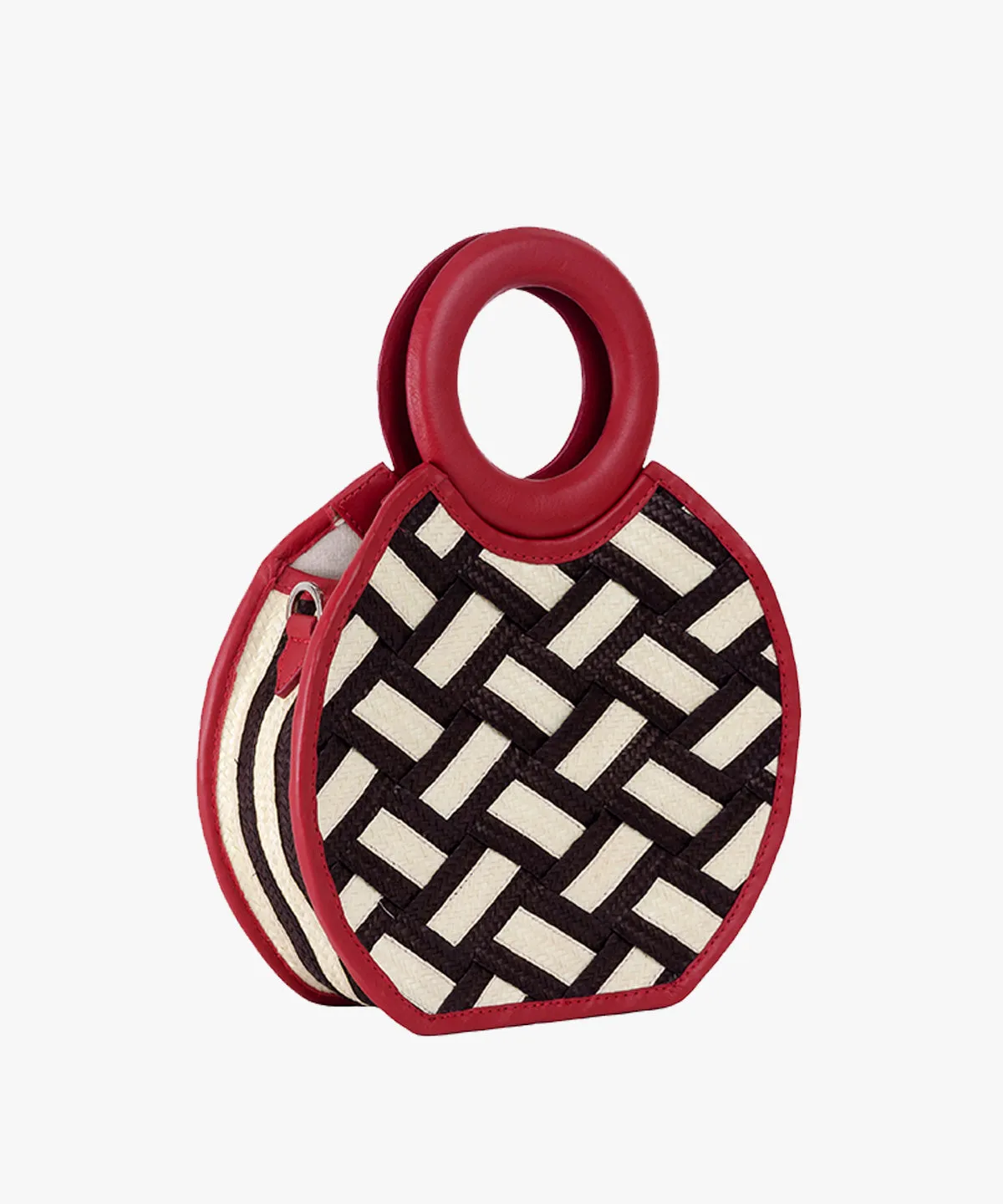Zenú Braid in Raffia and Leather
