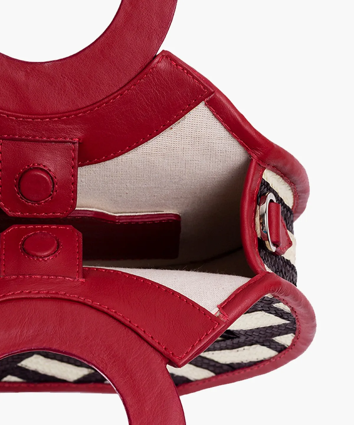 Zenú Braid in Raffia and Leather